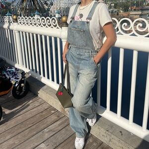 Cello Light Blue Denim Overalls